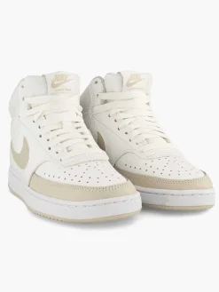 Beige Court Vision Mid