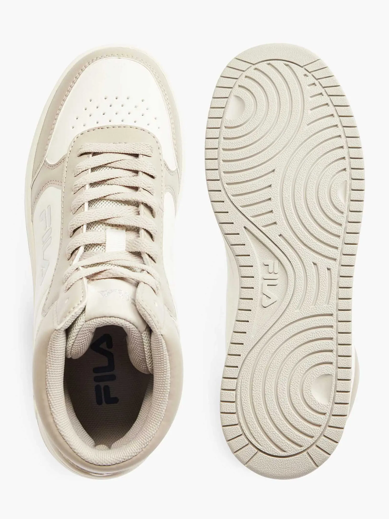 Beige Hoge Sneaker