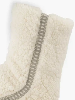 Beige Huissok Teddy