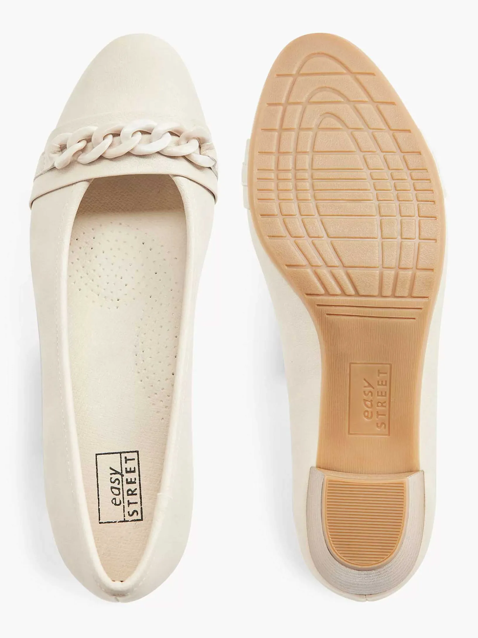 Beige Pump Sierketting