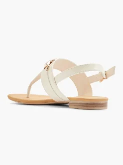 Beige Sandaal Sierketting