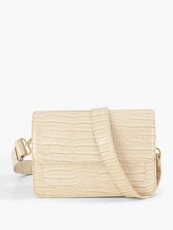 Beige Schoudertas