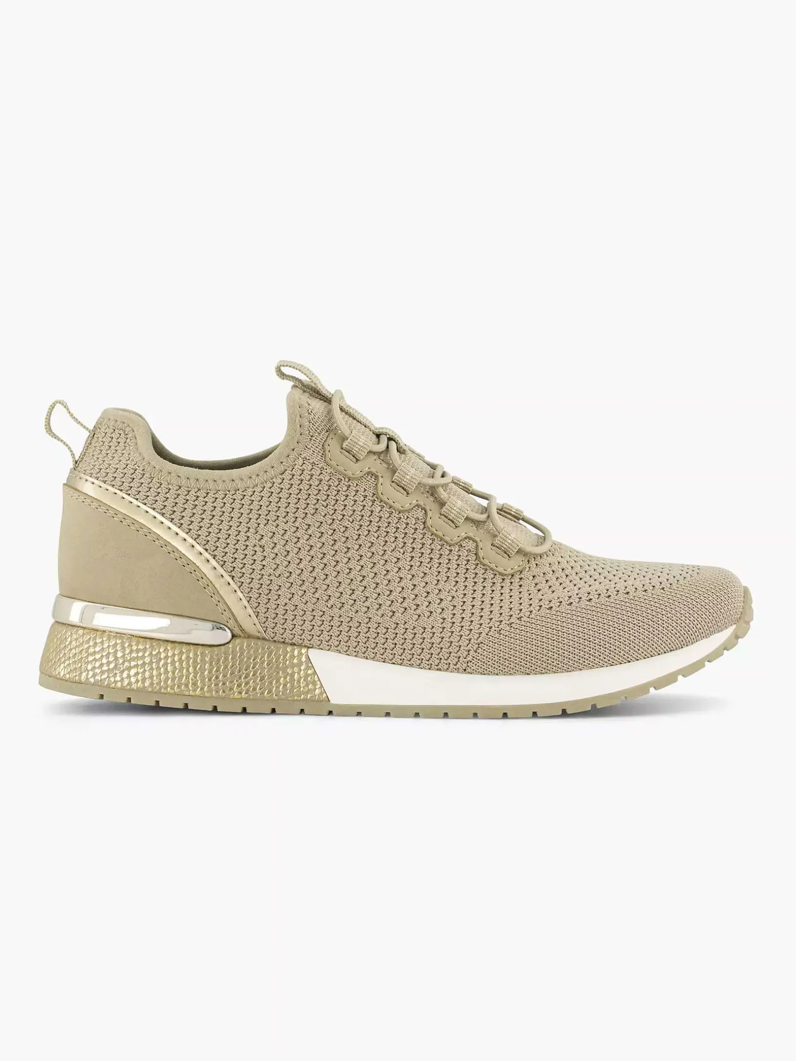 Beige Sneaker Instapper