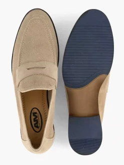 Beige Suede Instapper
