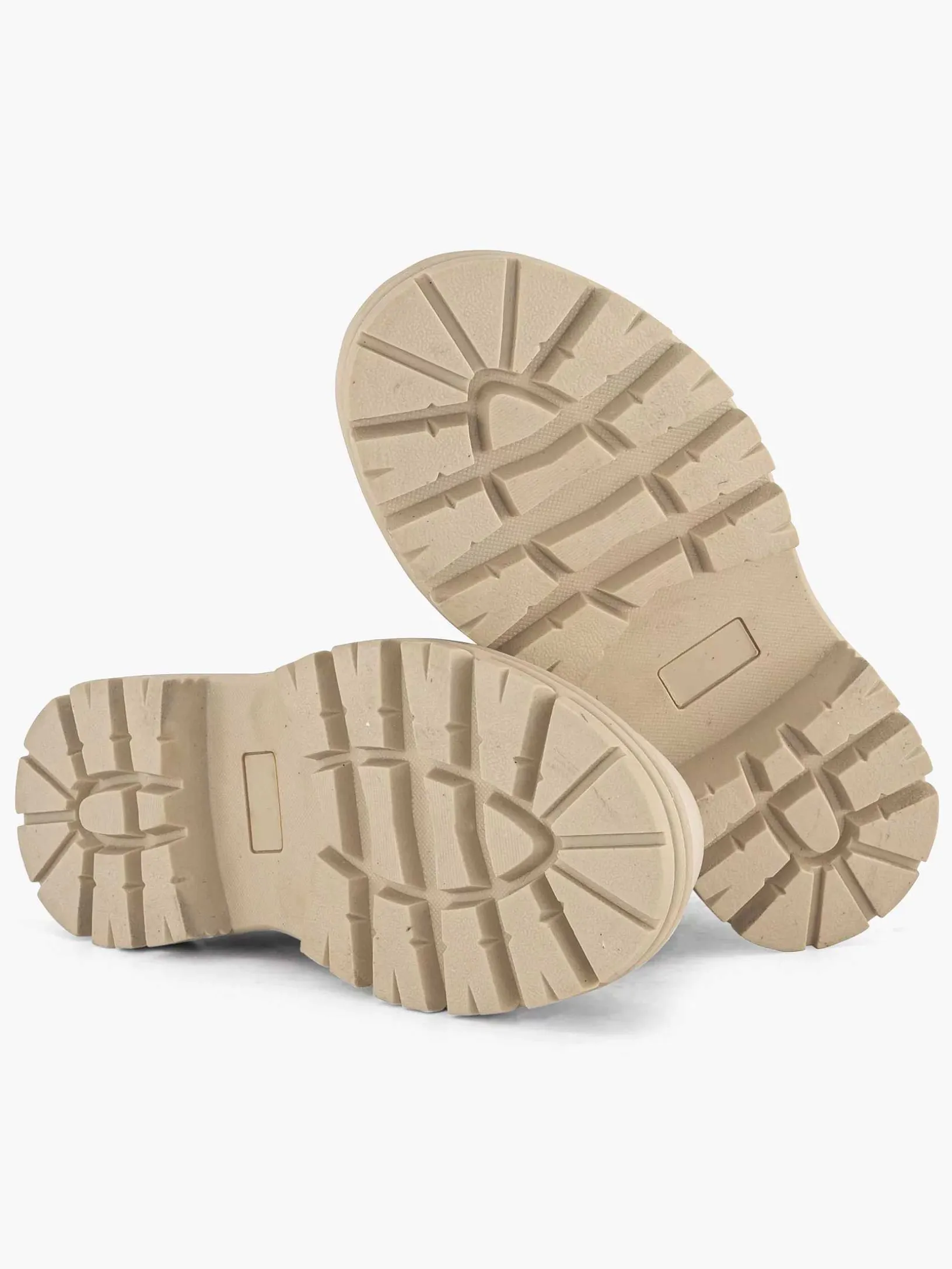 Beige Veterboot