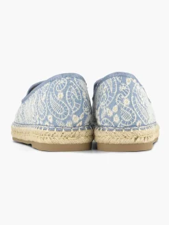 Blauwe Espadrille