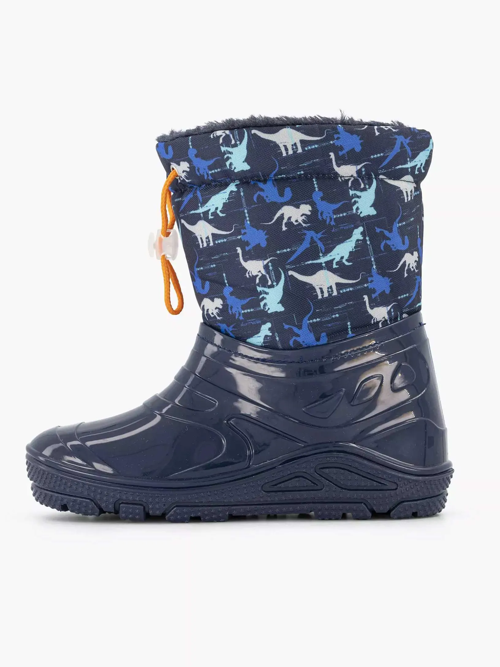 Blauwe Regenlaars Dino Gevoerd