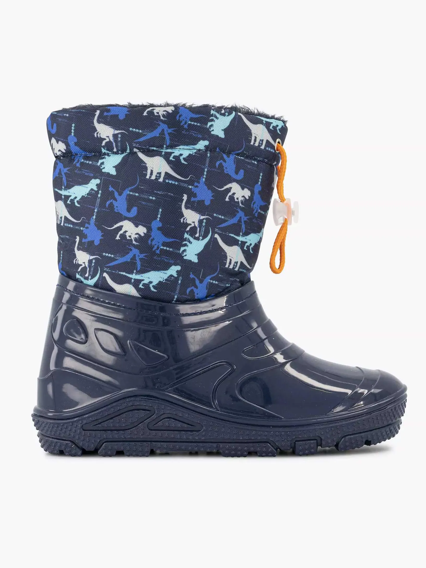 Blauwe Regenlaars Dino Gevoerd
