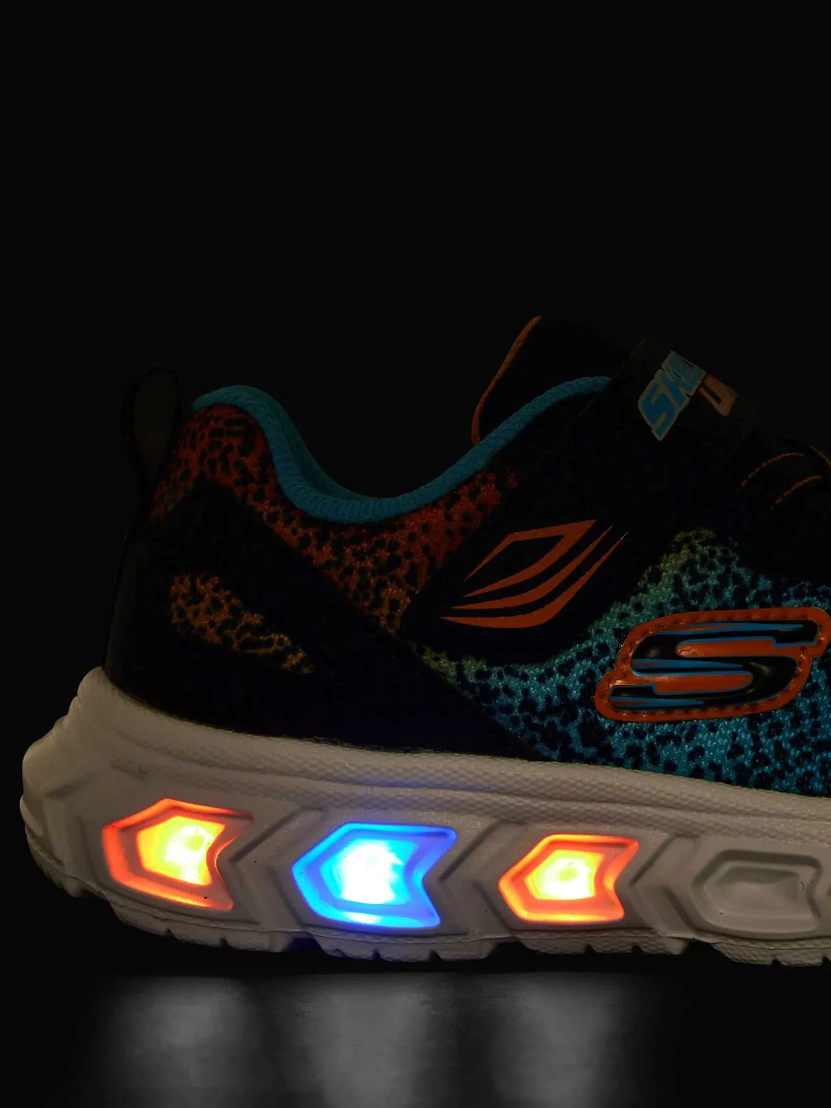 Blauwe Sneaker Lichtjes
