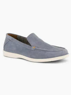 Blauwe Suede Loafer