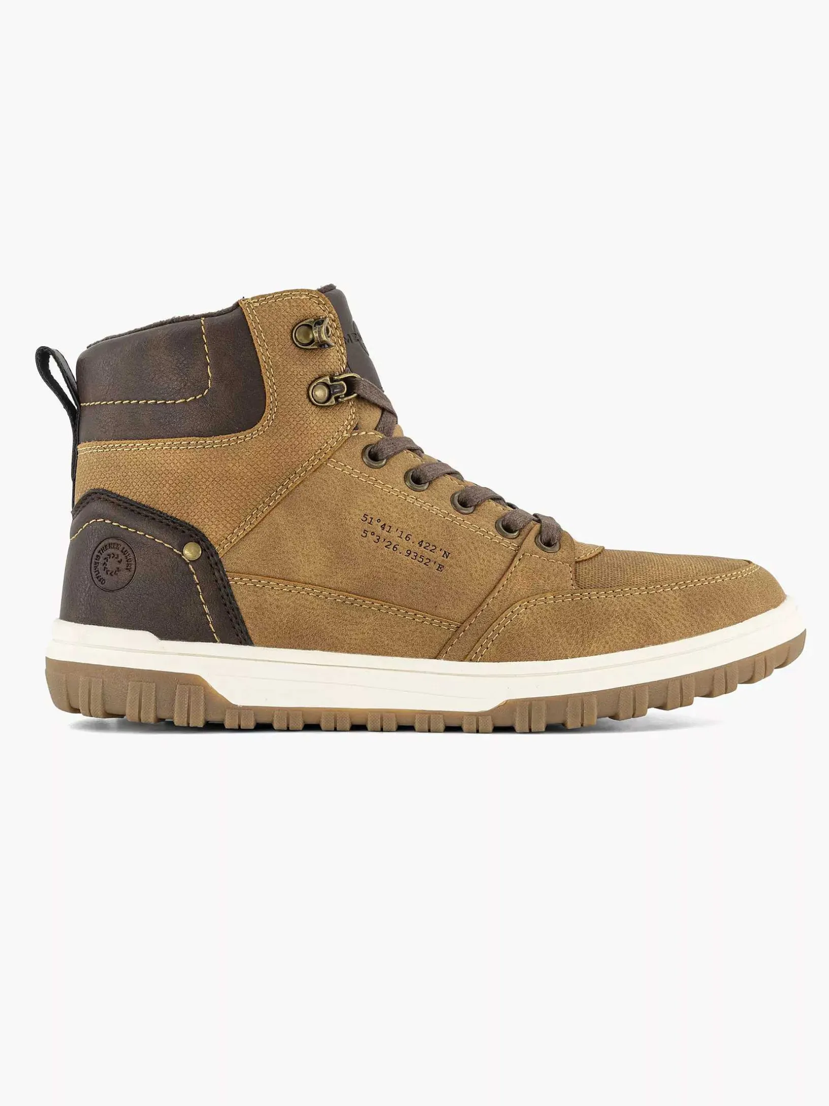 Bruine Hoge Sneaker
