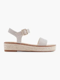 Champagne Platform Sandaal