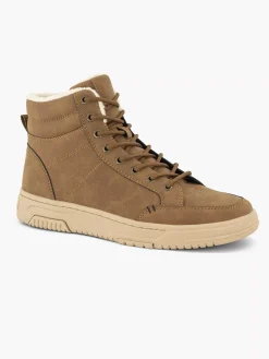 Cognac Hoge Sneaker
