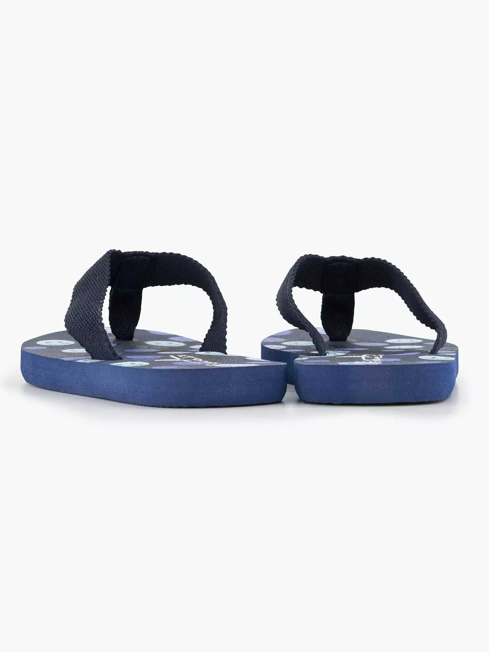Donkerblauwe Teenslipper Smiley