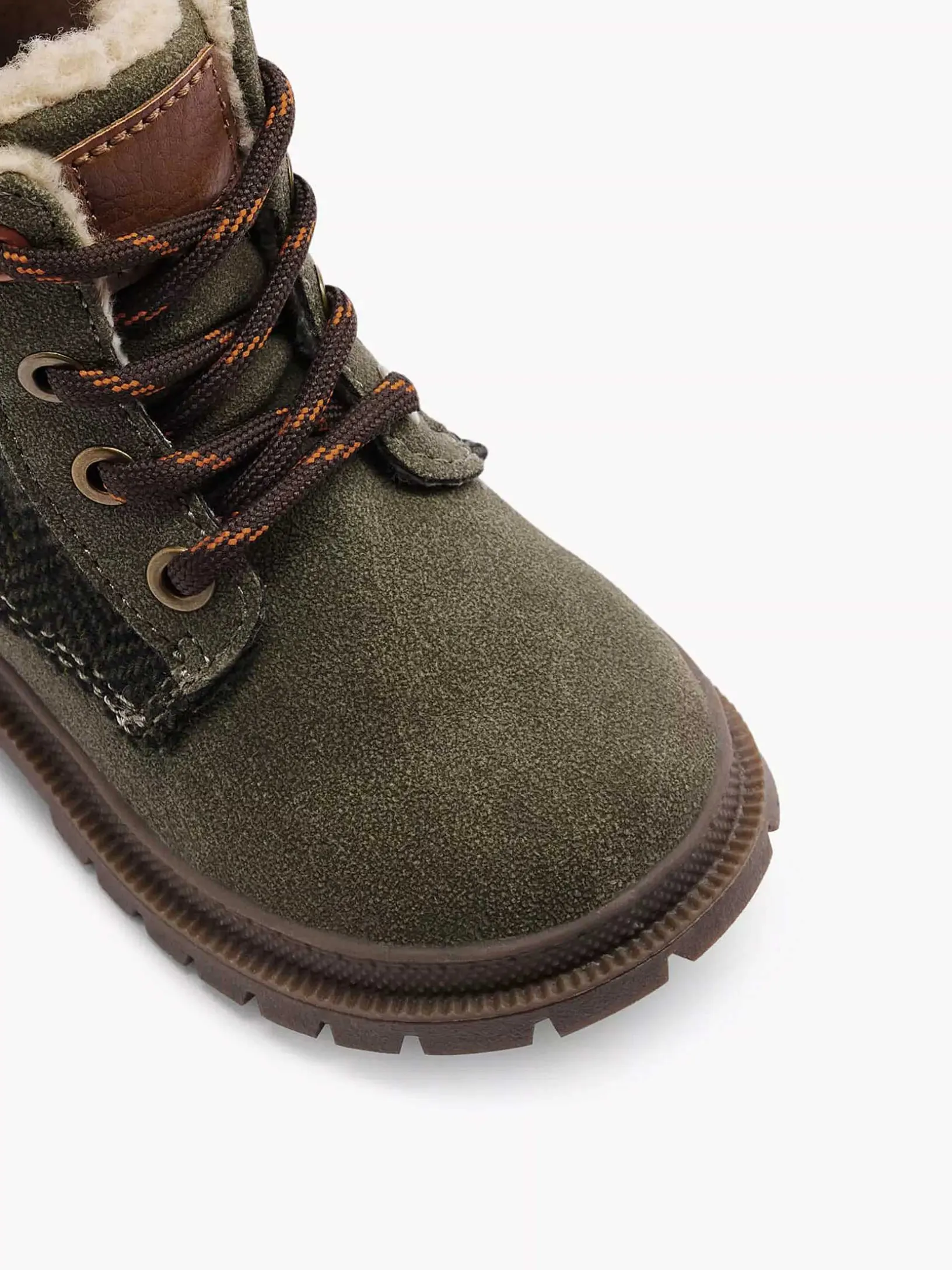 Donkergroene Veterboot