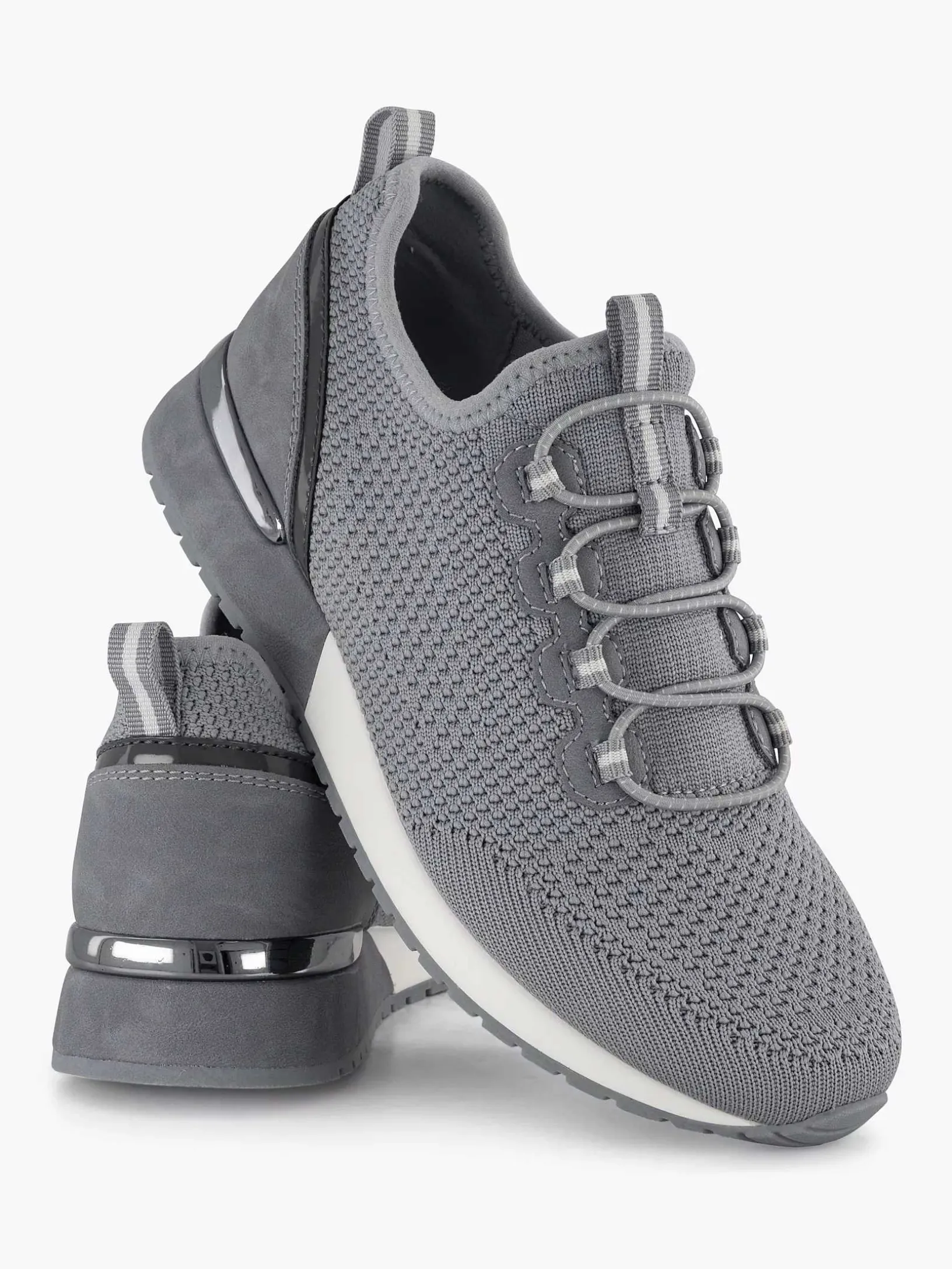 Grijze Instap Sneaker