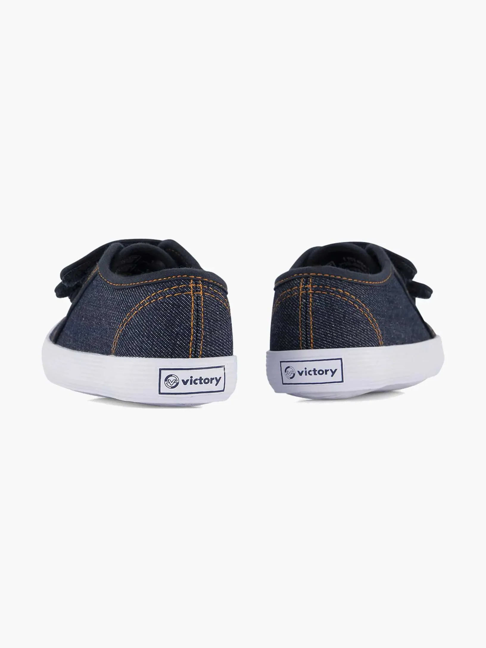 Jeansblauwe Gymschoen Klittenband