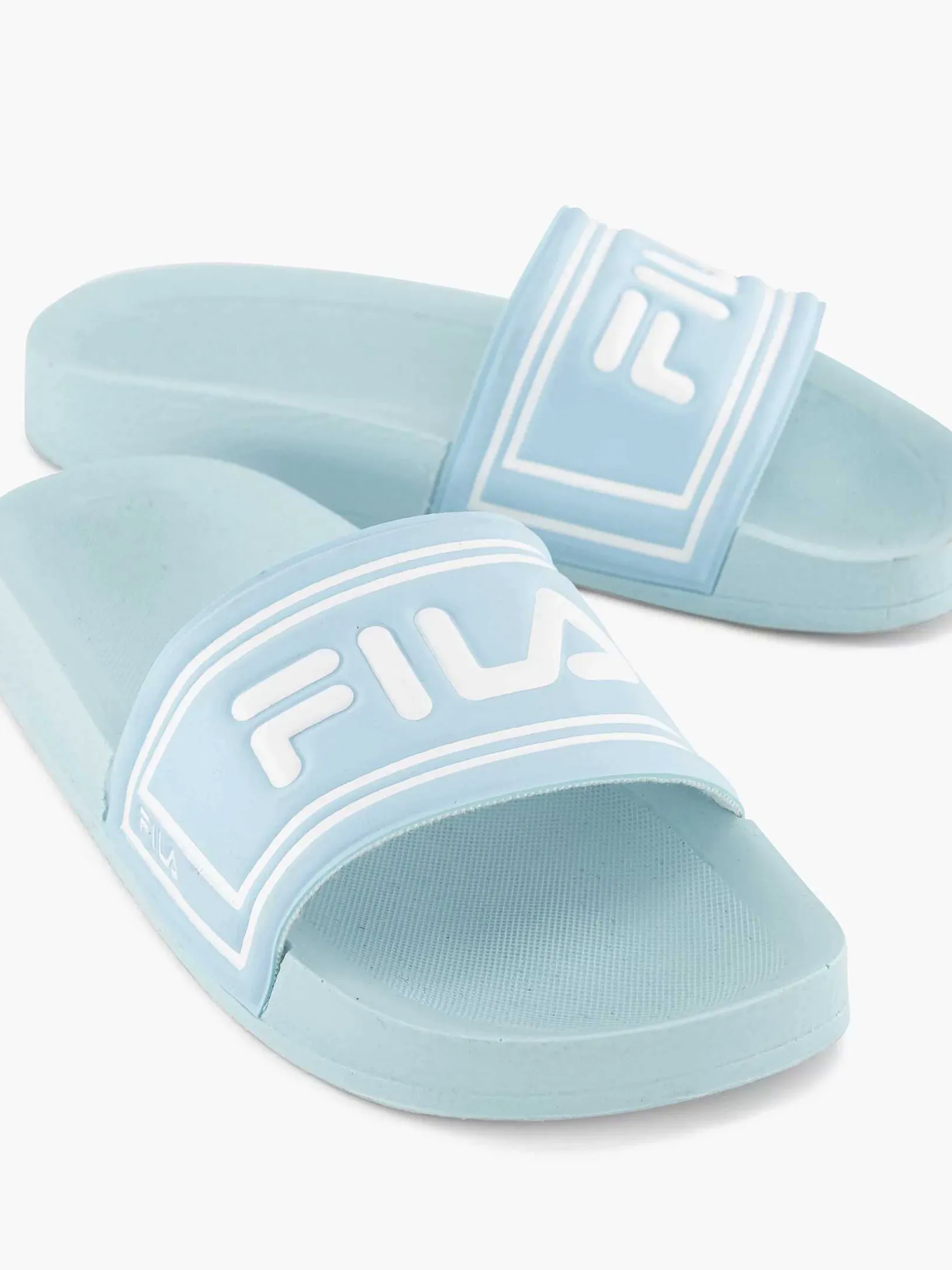 Lichtblauwe Badslipper