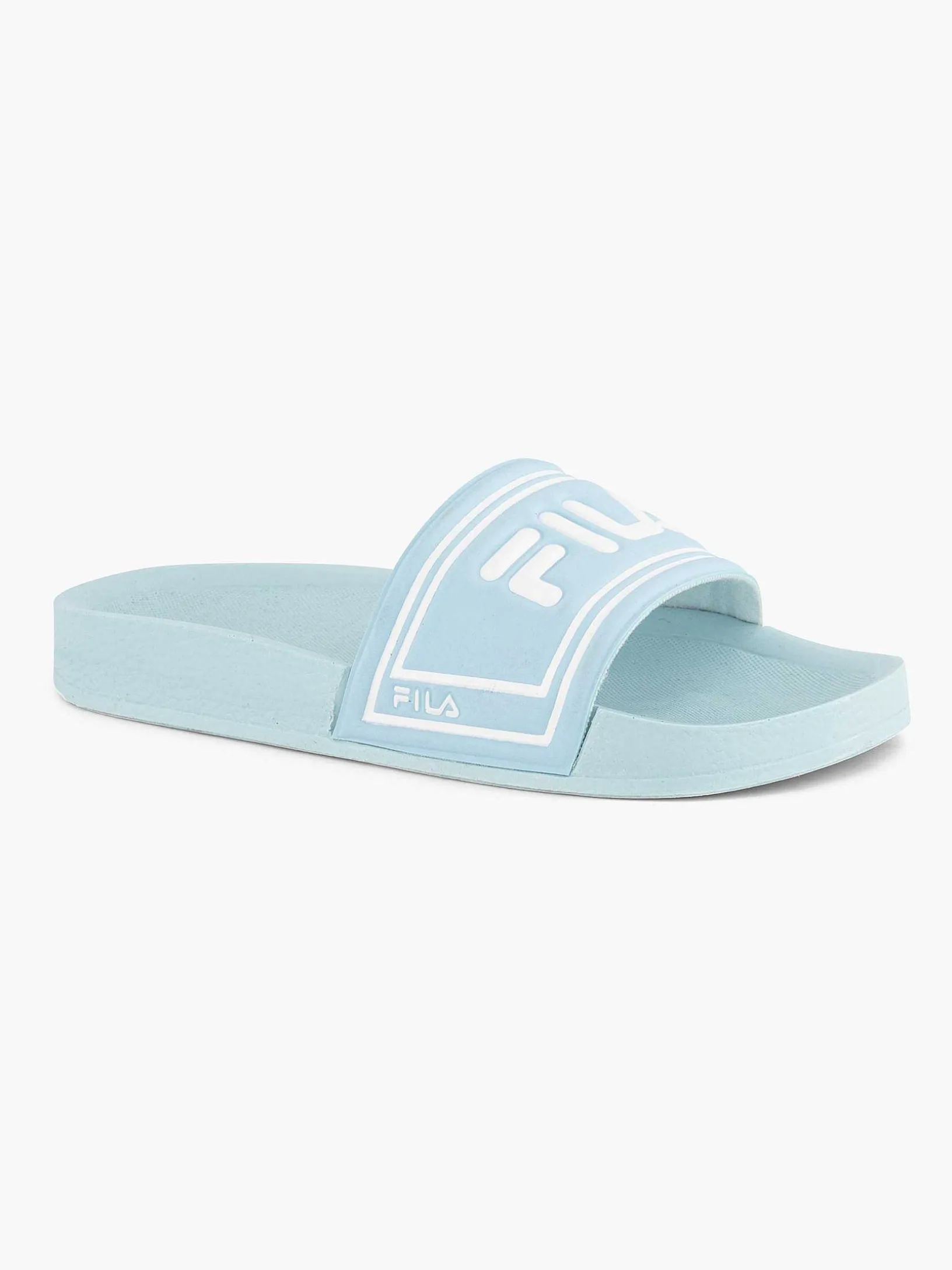Lichtblauwe Badslipper