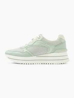 Lichtgroene Sneaker Platform