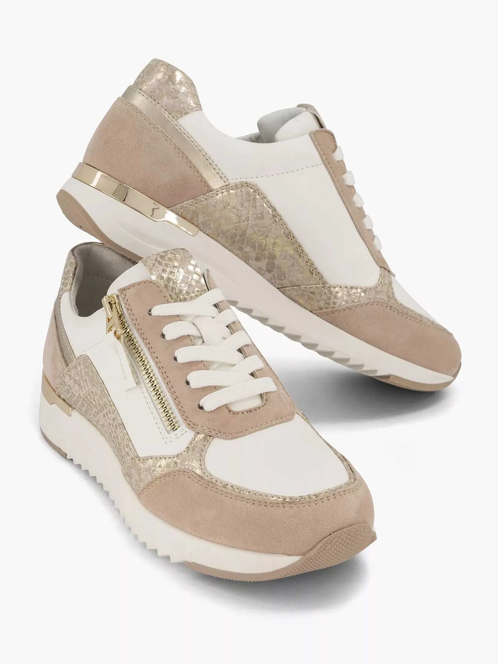 Roze Leren Sneaker
