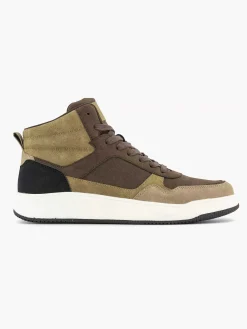 Taupe Hoge Sneaker