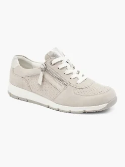 Taupe Leren Sneaker