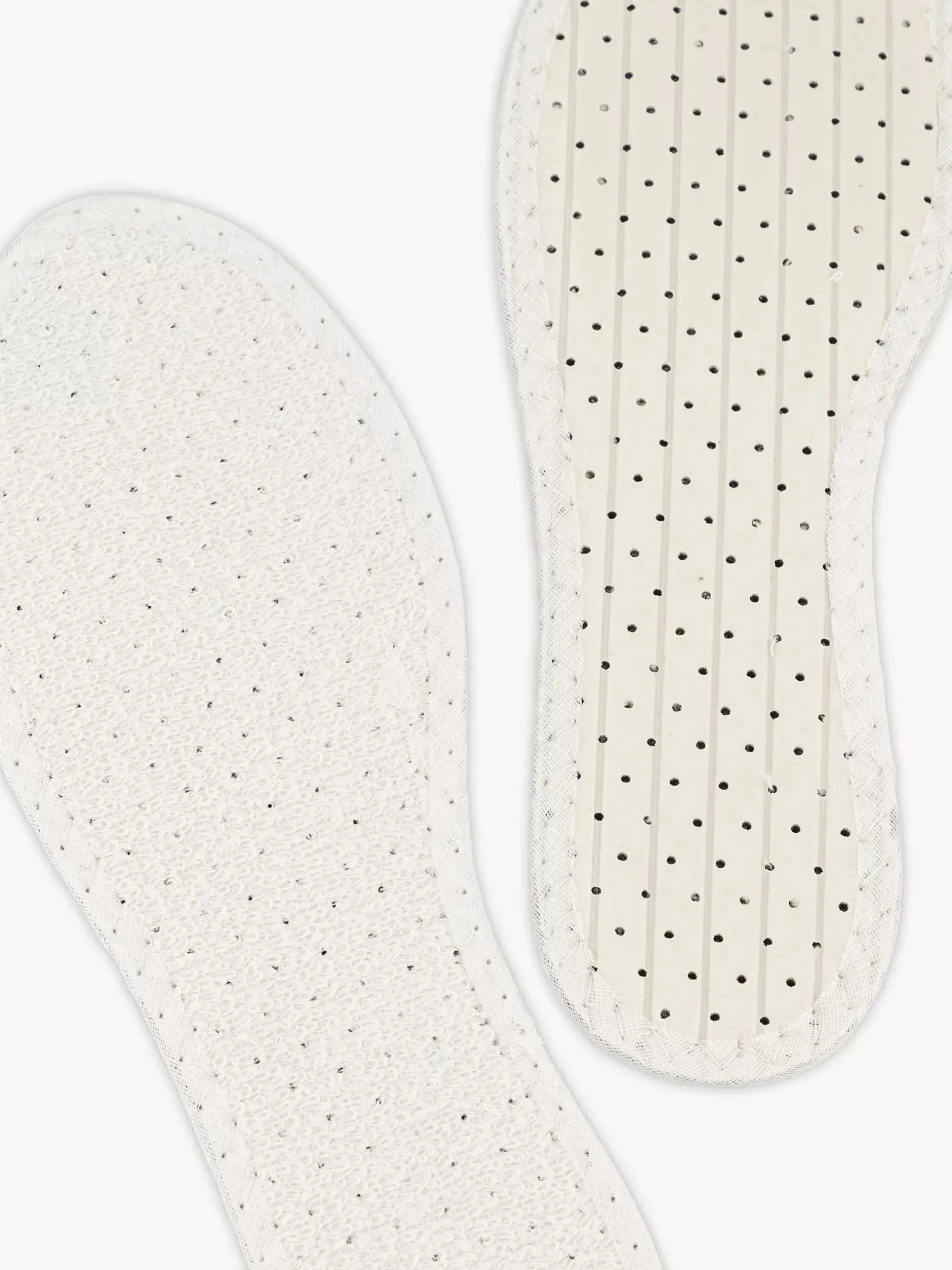 Witte Badstof Zool 35-36