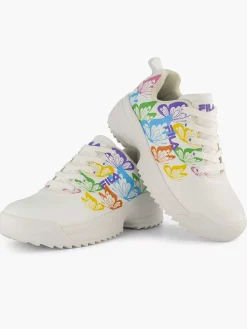 Witte Chunky Sneaker Vlinders