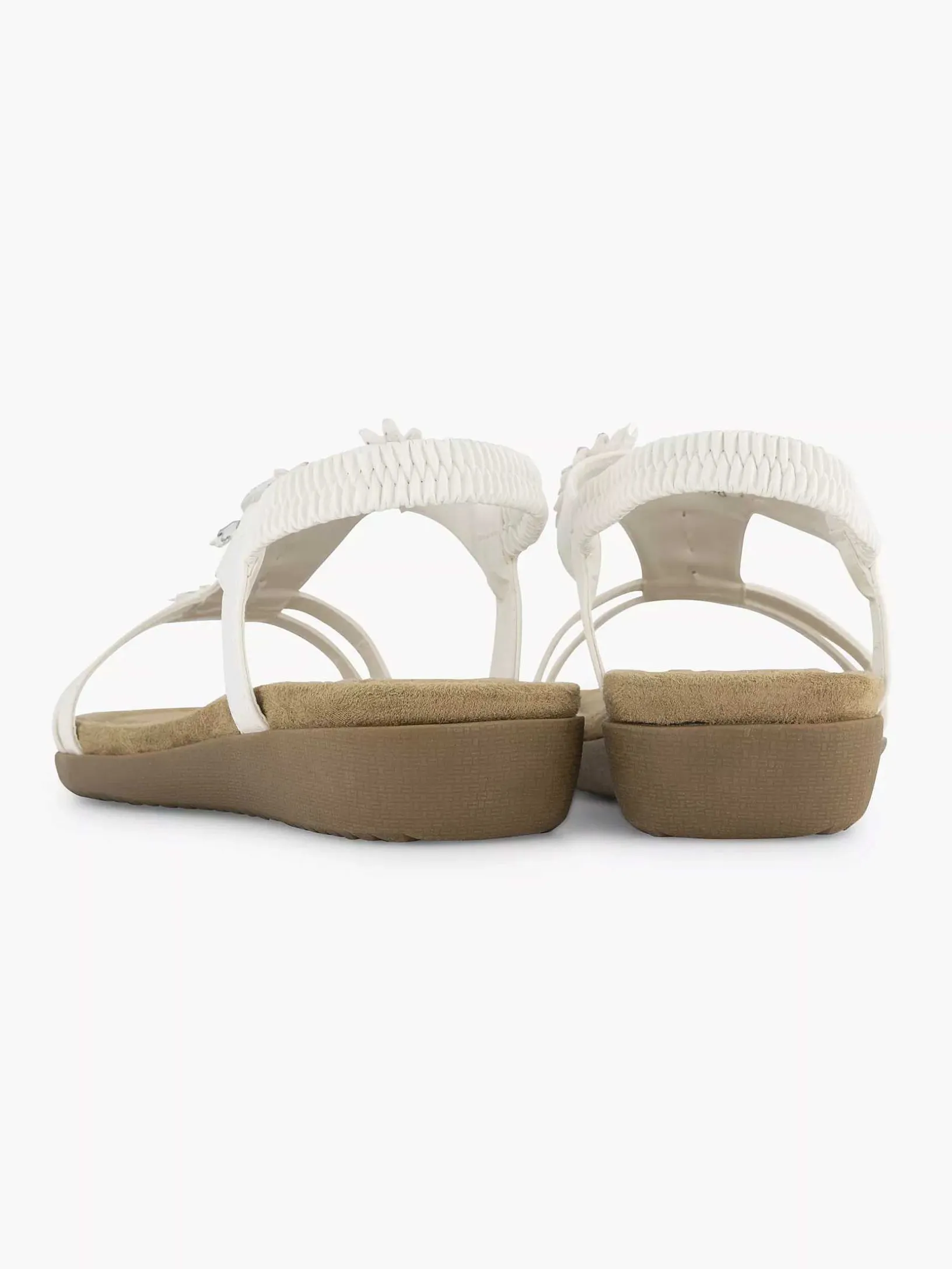 Witte Comfort Sandaal