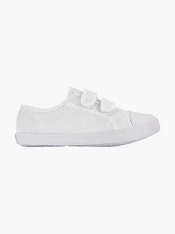 Witte Gymschoen Klittenband