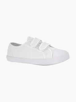 Witte Gymschoen Klittenband
