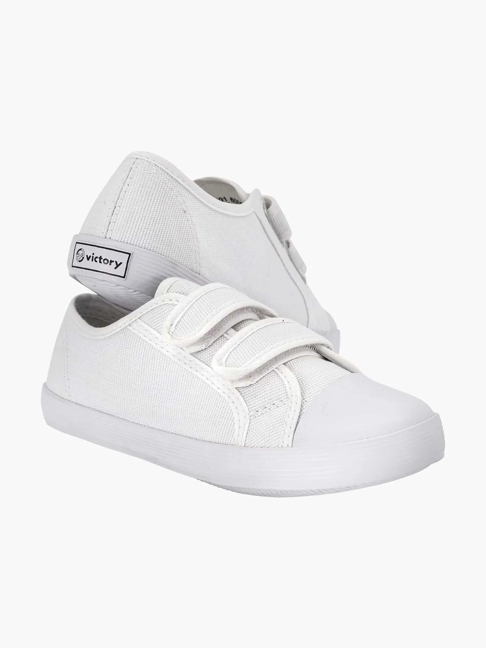 Witte Gymschoen Klittenband