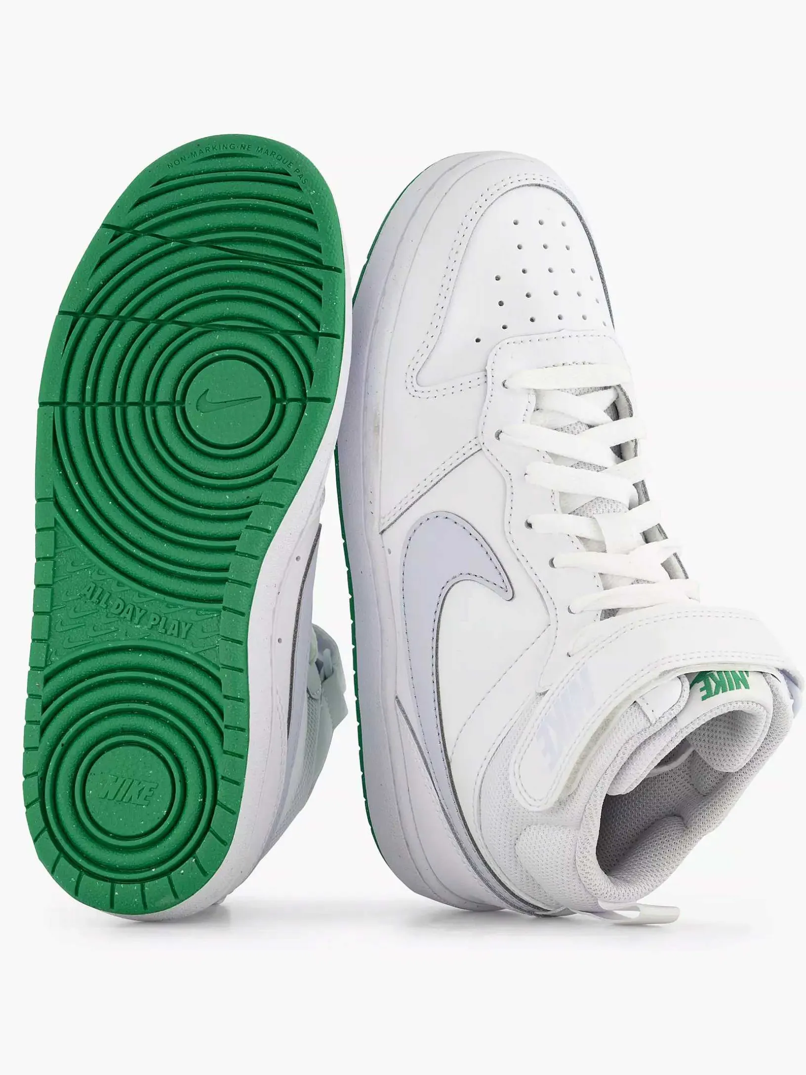 Witte Hoge Sneaker Court Borough Mid 2