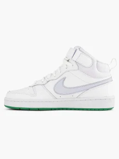 Witte Hoge Sneaker Court Borough Mid 2
