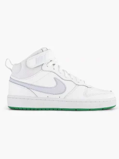 Witte Hoge Sneaker Court Borough Mid 2