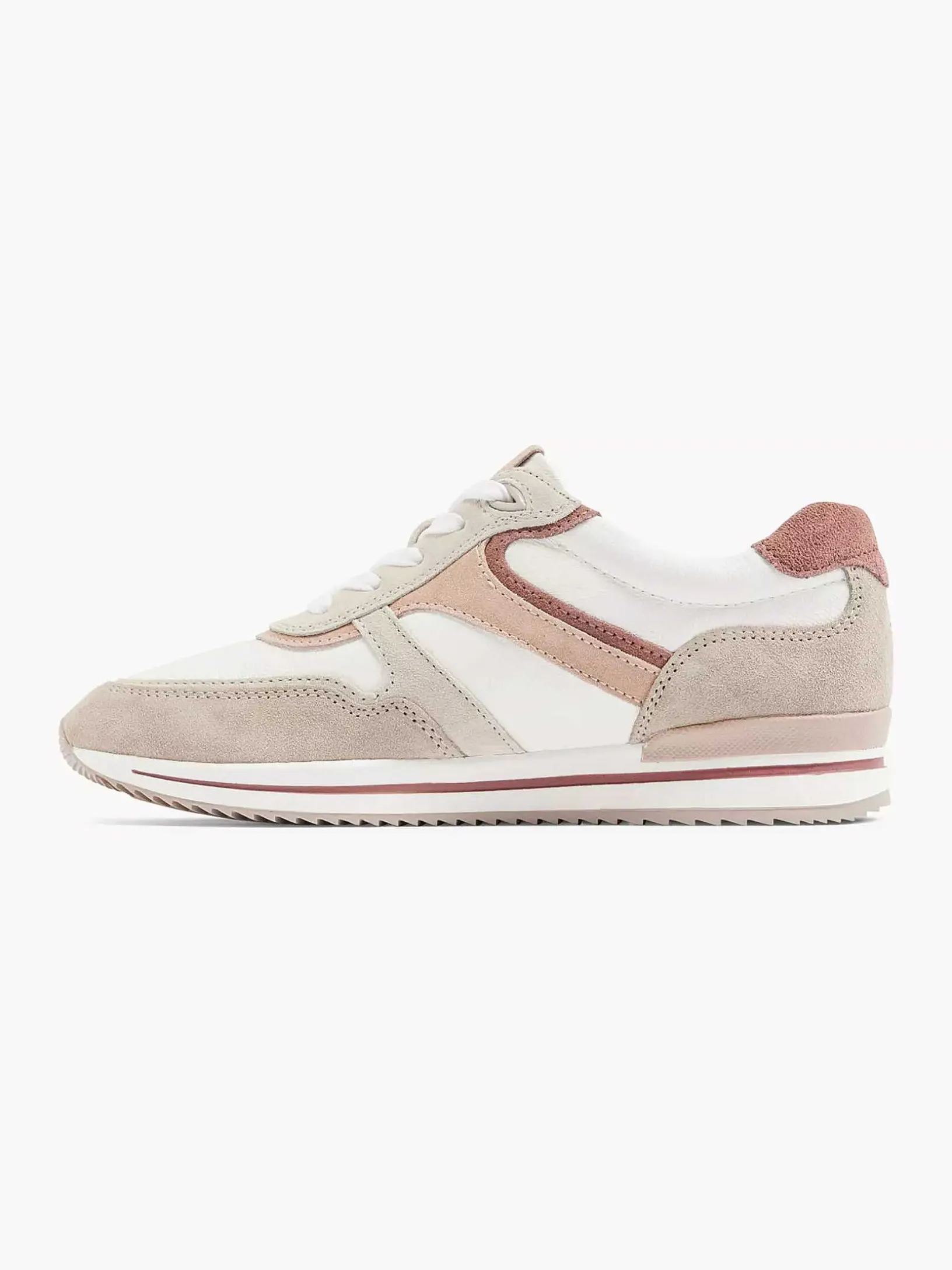 Witte Leren Comfort Sneaker