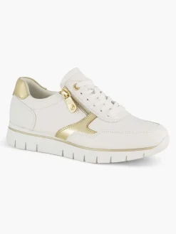 Witte Leren Comfort Sneaker