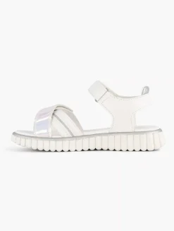 Witte Platform Sandaal