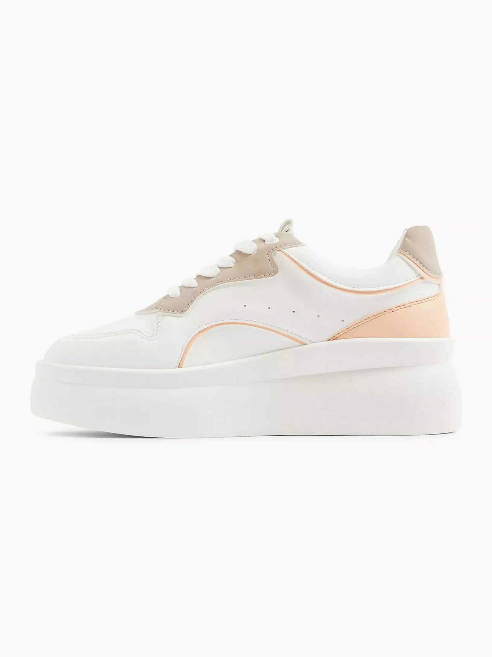 Witte Platform Sneaker