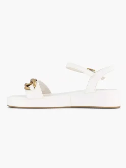 Witte Sandaal Sierketting