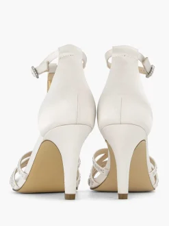 Witte Sandalette Steentjes