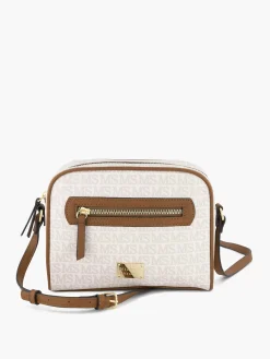 Witte Schoudertas Print