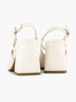 Witte Slingback
