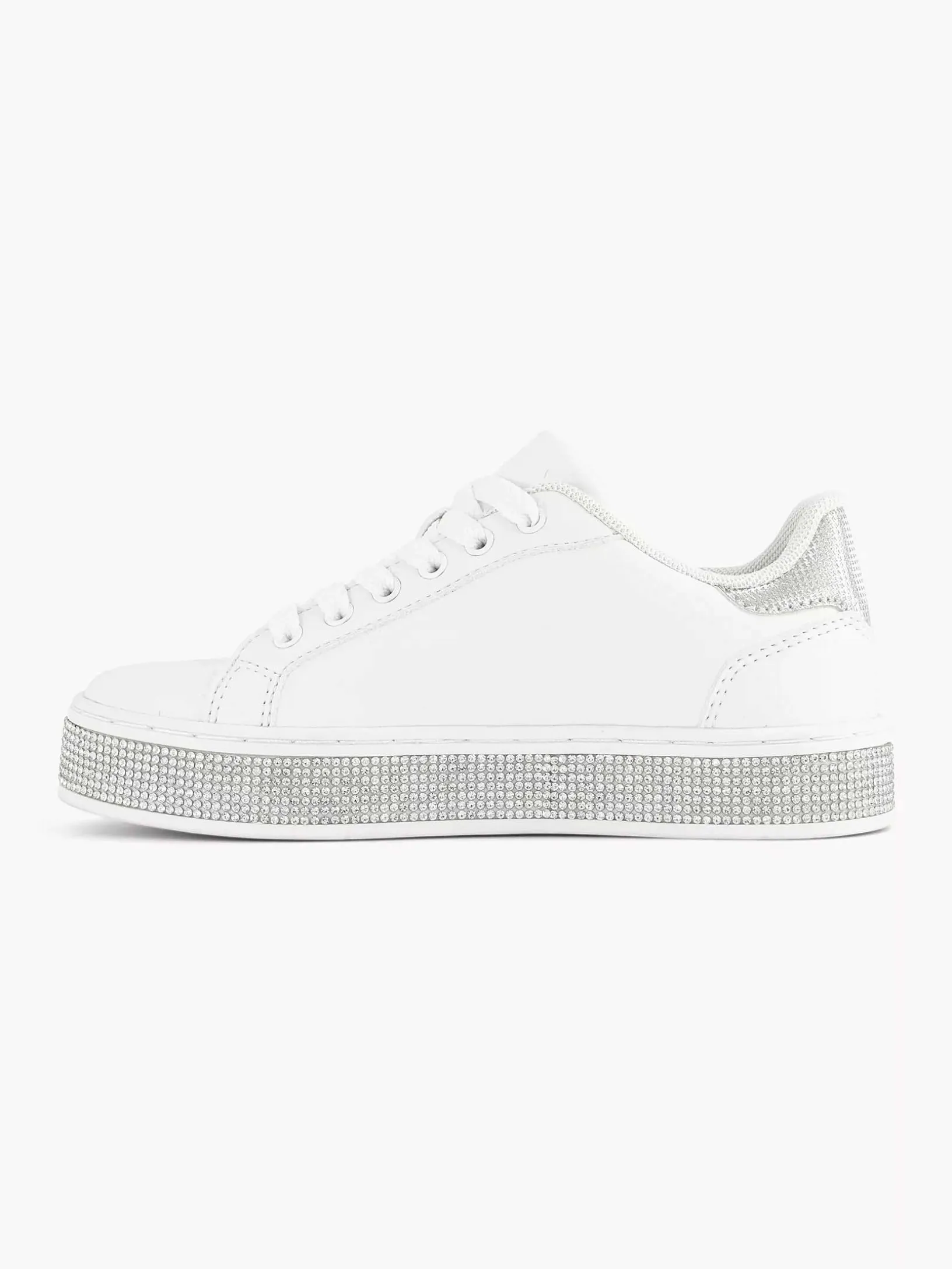 Witte Sneaker Steentjes