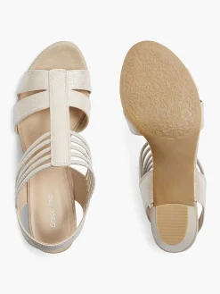Zilveren Sandalette