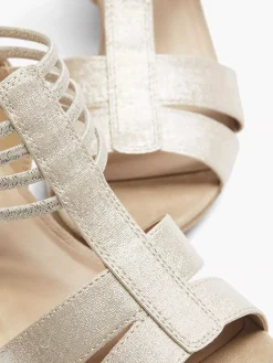 Zilveren Sandalette