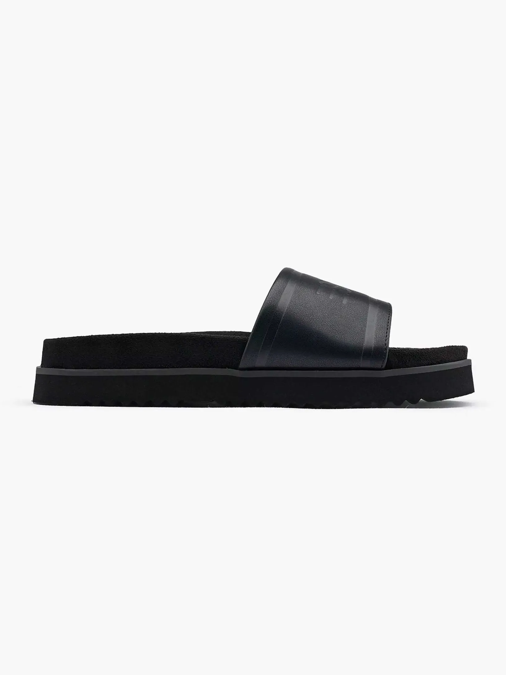 Zwarte Badslipper