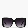Zwarte Cat Eye Zonnebril