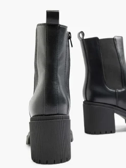 Zwarte Chelsea Boot Hak